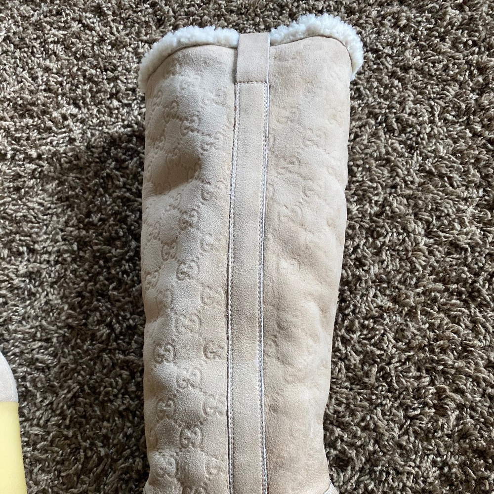 Gucci Guccisima Shearling Boots - Picture 2 of 12